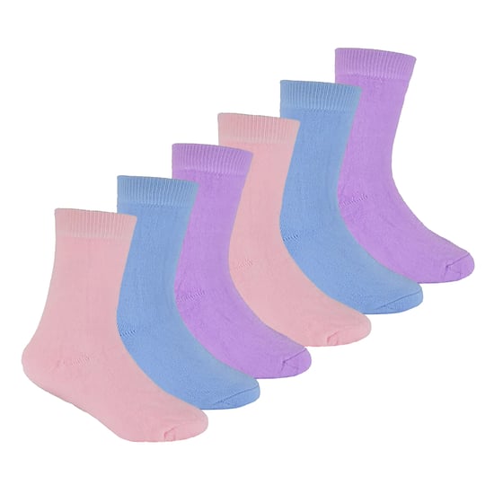 12 paar multiverpakking thermo kindersokken | Sock Snob | Dikke kindersokken voor de winter | Jongens & Meisjes - Pastel - Image 3