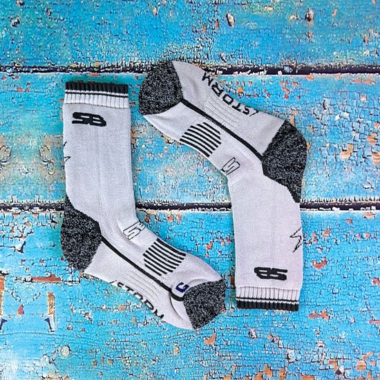2 Pairs Ladies Breathable Cotton Walking Socks with Arch Support - Image 3