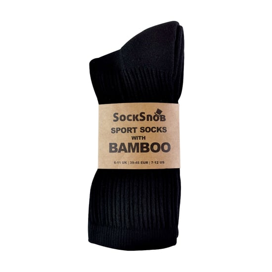 Sock Snob - 6-pack herrstrumpor i bambu och ekologisk bomull för löpning och sport - Image 2