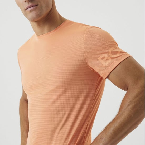 Björn Borg - Mens Light Short Sleeve Training T-Shirt - Orange - Image 4