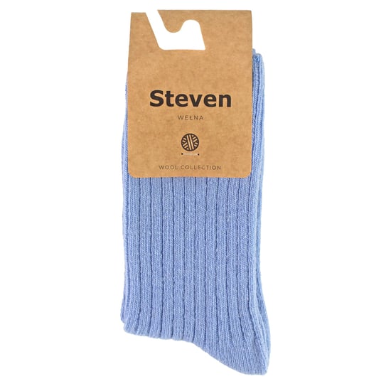 Womens Wool Dress Socks | Steven | Breathable Warm Socks for Ladies -Blue - Image 2