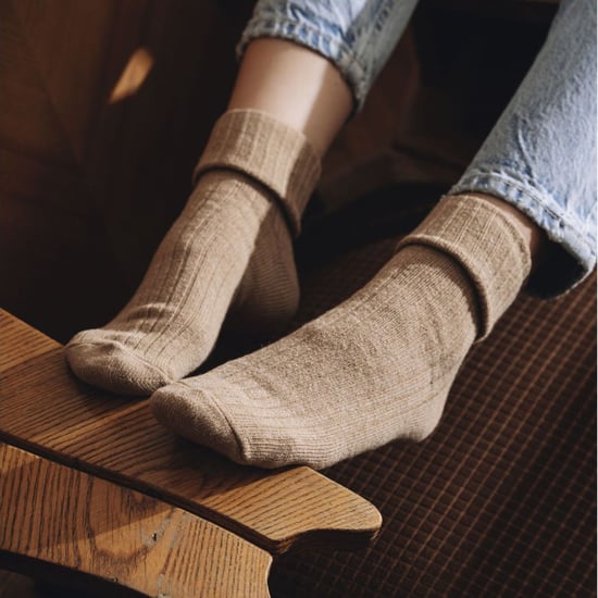 Womens Wool Dress Socks | Steven | Breathable Warm Socks for Ladies -Beige - Image 3