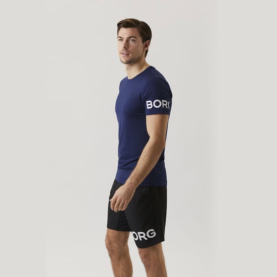 Björn Borg - Men’s High Performance Short Sleeve T-Shirt - Navy - Image 3