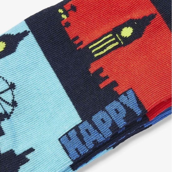 London Landmark Socks | Happy Socks | Novelty Gift Socks - Blue - Image 4