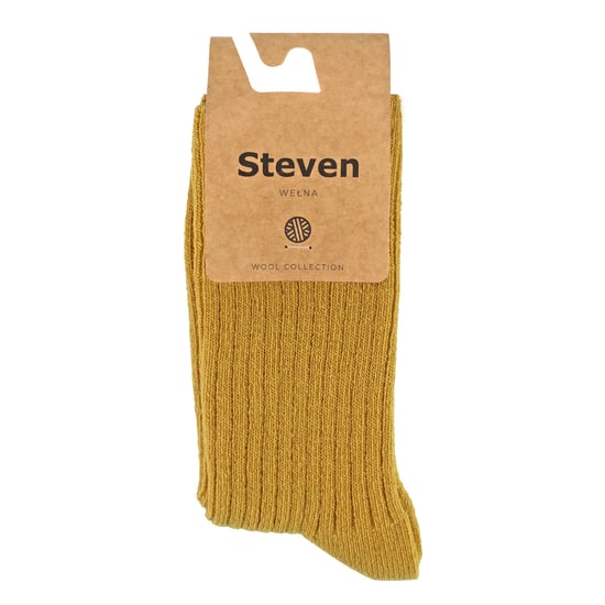 Womens Wool Dress Socks | Steven | Breathable Warm Socks for Ladies -Yellow - Image 2
