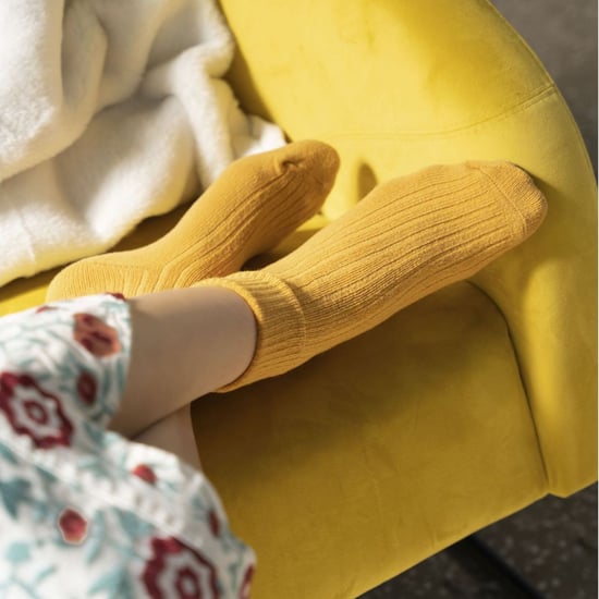 Womens Wool Dress Socks | Steven | Breathable Warm Socks for Ladies -Yellow - Image 4