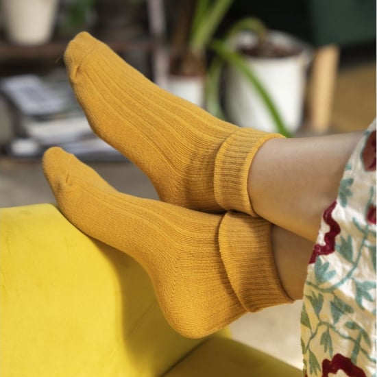 Womens Wool Dress Socks | Steven | Breathable Warm Socks for Ladies -Yellow - Image 5