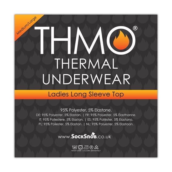 Ladies Long Sleeved Thermal Top for Winter - Image 2