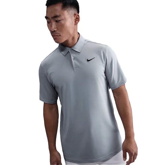 Nike Dri-FIT-poloshirt voor heren (Wolf Grijs/Wit) - Image 3