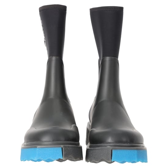 Off-White Sponge regenlaarzen van zwart rubber. - Image 3