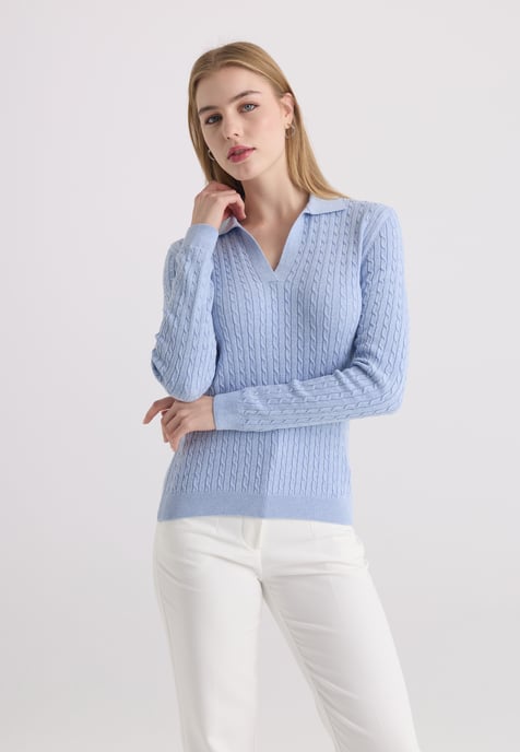 Pullover Pullover With Polo Collar - Image 3