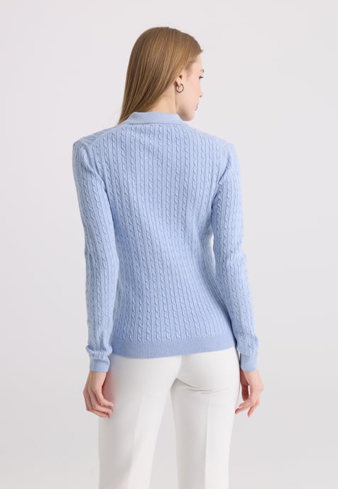 Pullover Pullover With Polo Collar - Image 4
