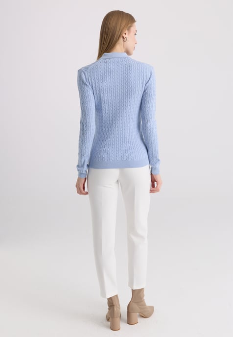 Pullover Pullover With Polo Collar - Image 5