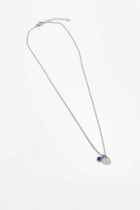 Mini Heart & September Birthstone Necklace - Gift Boxed - Image 6