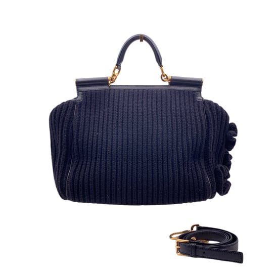 Dolce & Gabbana Axelremsväska i ull från Sicilien - Image 2