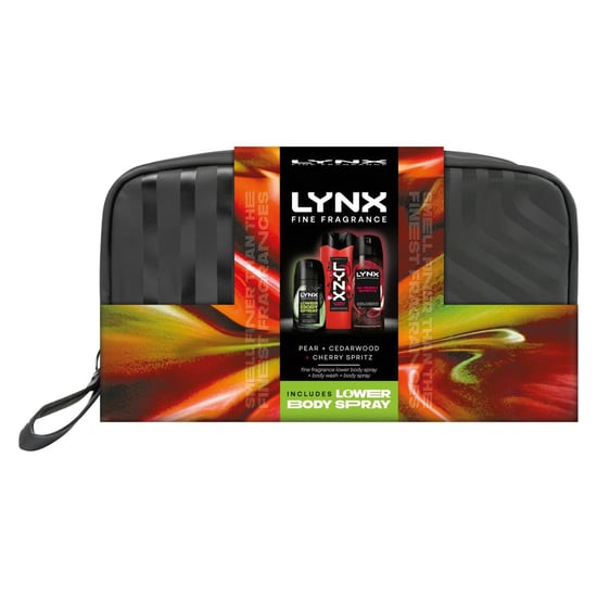 LYNX Fine Fragrance Cherry Spritz Washbag Collection Gift Set 3 piece, Pack of 3 - Image 6