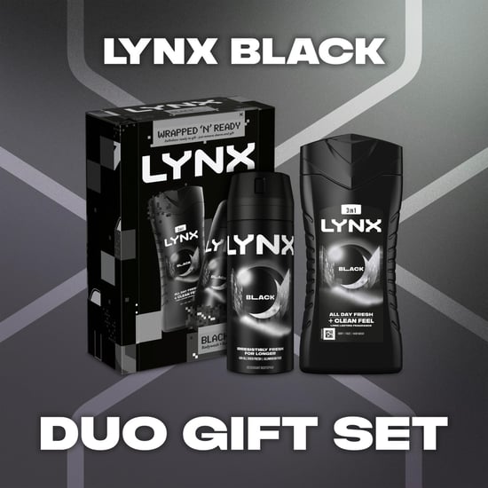 Lynx Black Duo Gift Set 2 piece, Pack of 3 - Image 2
