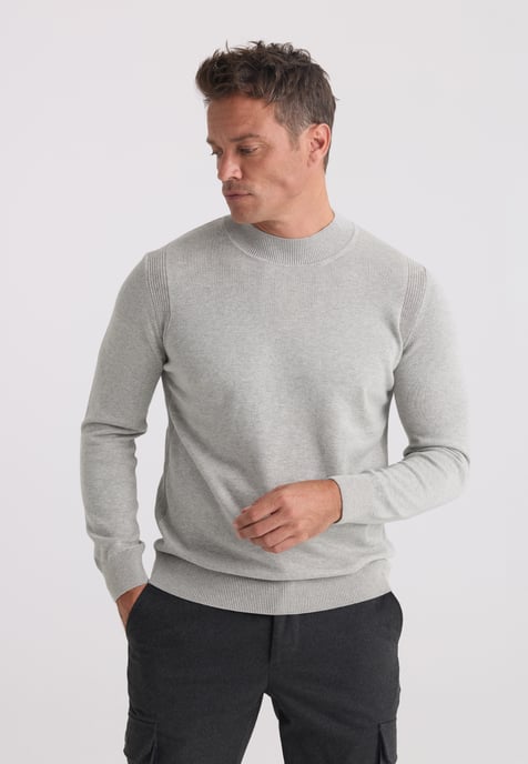 Pullover Half Turtleneck Sweater - Image 1