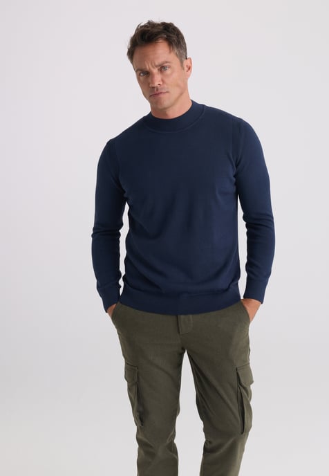 Pullover Half Turtleneck Sweater - Image 2