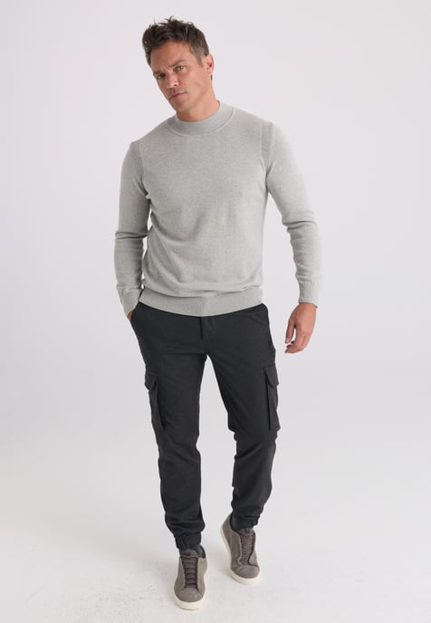 Pullover Half Turtleneck Sweater - Image 2