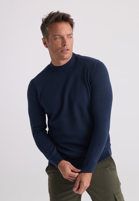 Pullover Half Turtleneck Sweater - Image 3