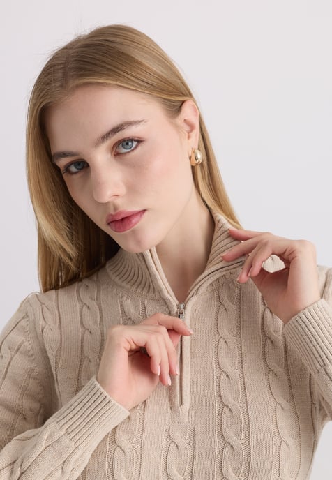 Cardigan Cable Knit Cardigan - Image 3