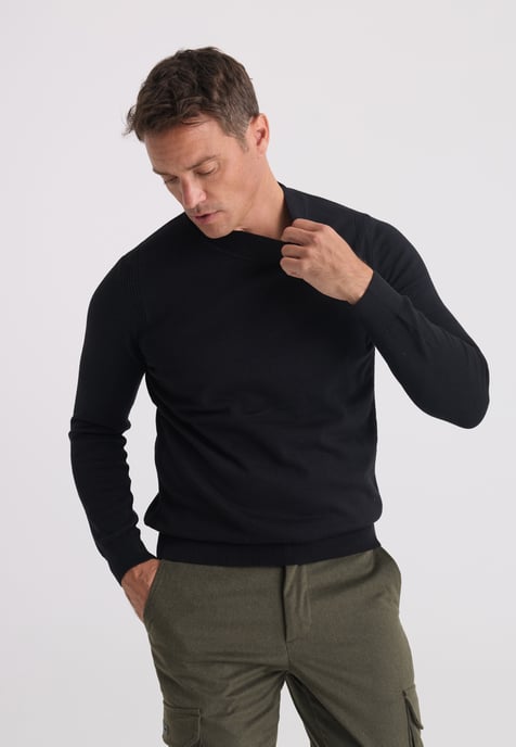 Pullover Half Turtleneck Sweater - Image 2