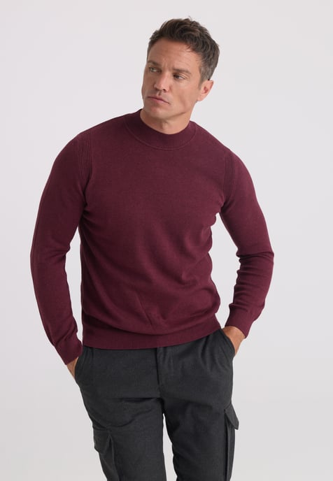 Pullover Half Turtleneck Sweater - Image 1