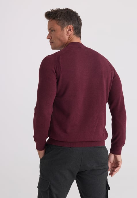 Pullover Half Turtleneck Sweater - Image 3