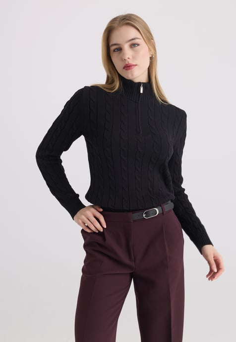 Cardigan Cable Knit Cardigan - Image 3