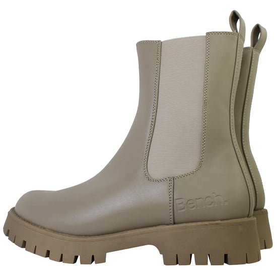 Bench Broomfield Womens Taupe Chelsea Boots - Image 3