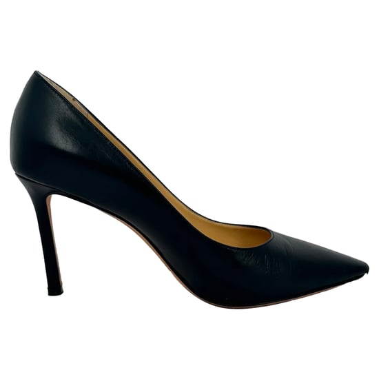 Jimmy Choo Romy 85 pumps in zwart leer - Image 1