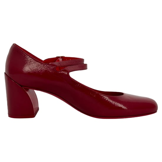 Christian Louboutin Miss Jane 55 Mary Jane Pumps in Red Patent Leather - Image 1