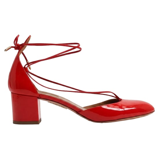 Aquazzura Alexa 50 Pumps in Red Patent Leather - Image 1