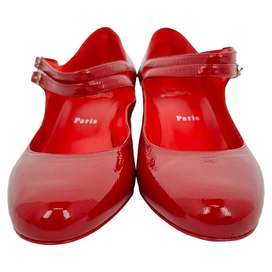 Christian Louboutin Miss Jane 55 Mary Jane Pumps in Red Patent Leather - Image 2