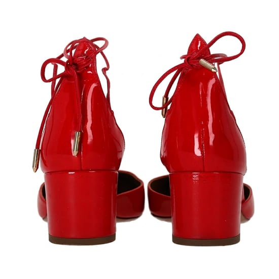 Aquazzura Alexa 50 Pumps in Red Patent Leather - Image 3