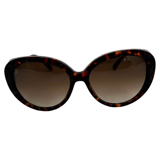 Louis Vuitton Z0596W Sköldpaddsmönstrade solglasögon i brunt acetat - Image 1