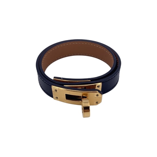 Hermes Leather Bracelet Kelly Double Tour - Image 1