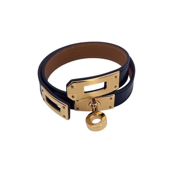 Hermes Leather Bracelet Kelly Double Tour - Image 4