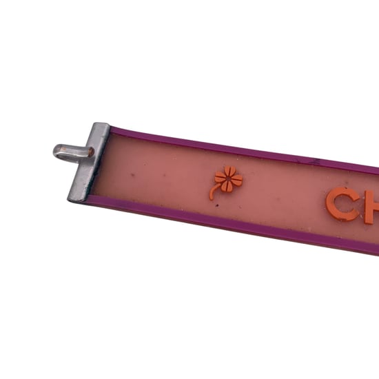 Chanel Plastarmband Gummi Klöver Logotyp - Image 4