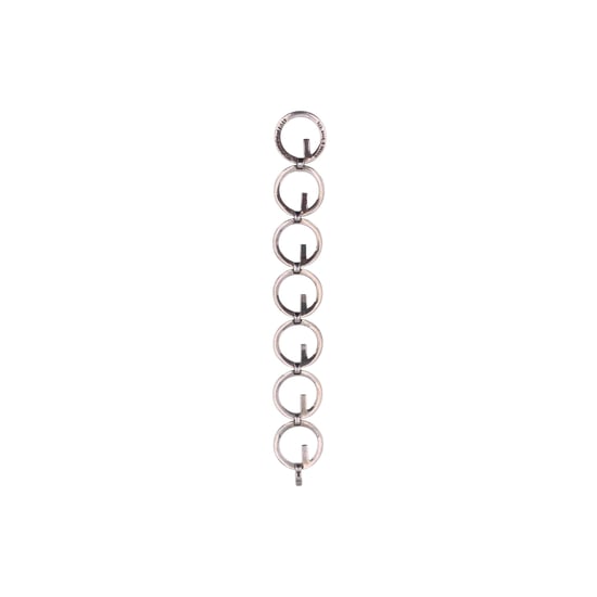 Gucci Vintage Silverarmband Logotyplänk - Image 3