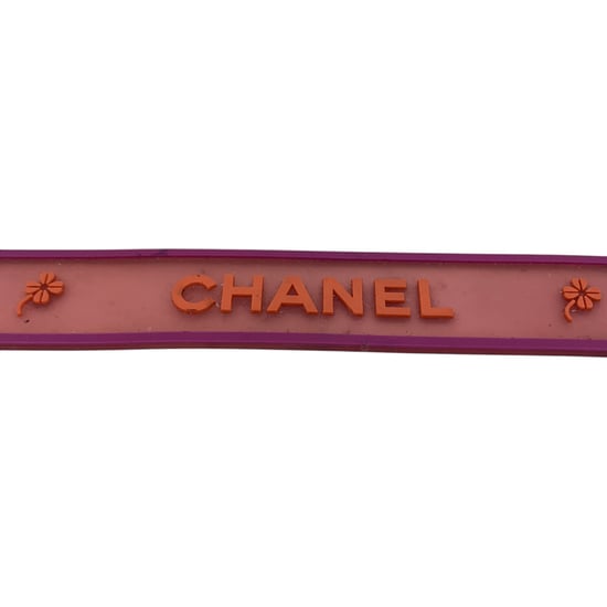 Chanel Plastarmband Gummi Klöver Logotyp - Image 5
