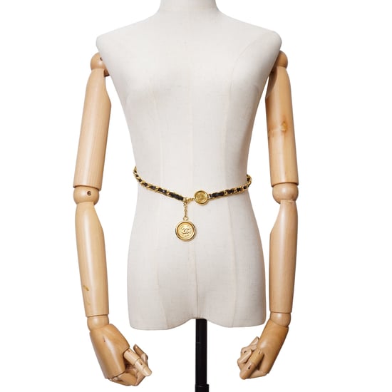 Chanel Vintage Metallbälte CC - Image 2