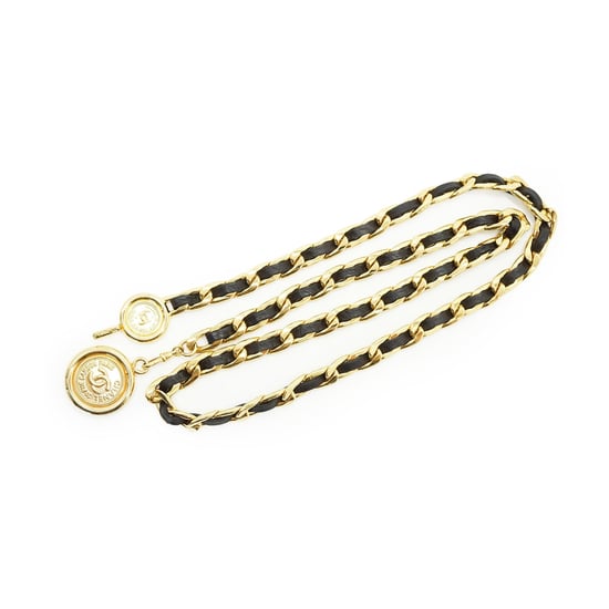 Chanel Vintage Metallbälte CC - Image 4
