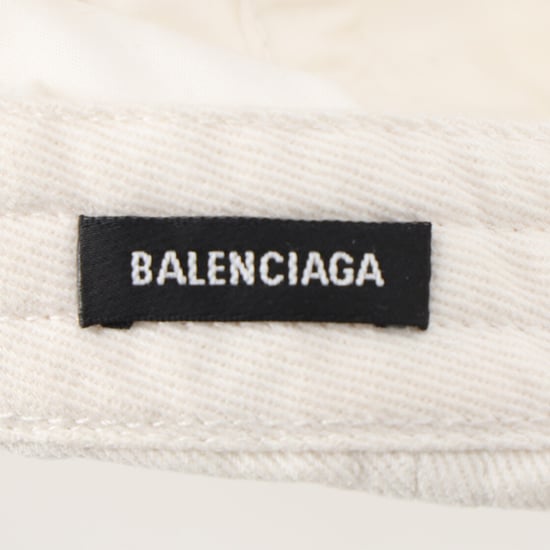 Balenciaga Paris Broderad Baseballkeps i Vit Bomull - Image 6