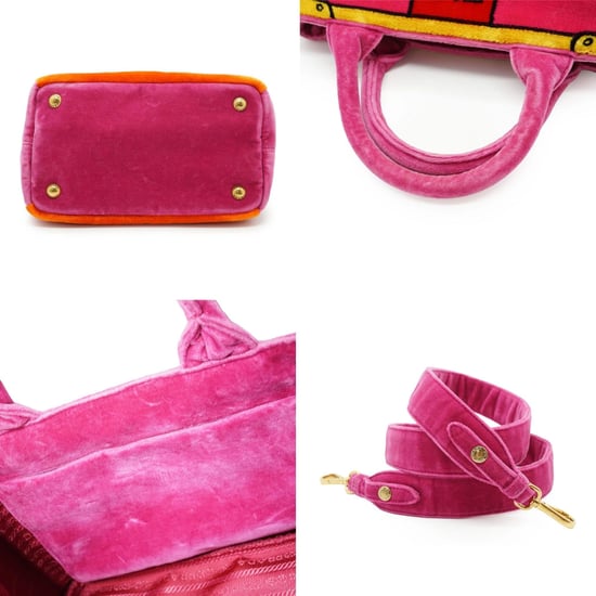 Prada fluwelen handtas Cahier - Image 4