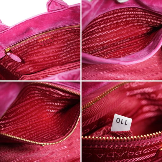 Prada fluwelen handtas Cahier - Image 6