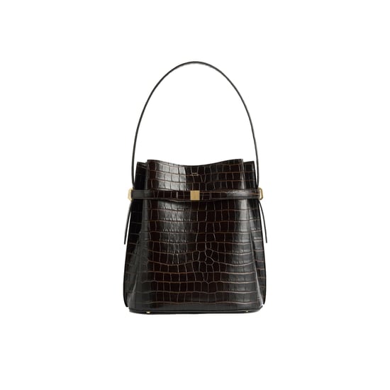 Toteme bucket bag met krokodillenreliëf - Image 1