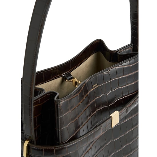 Toteme bucket bag met krokodillenreliëf - Image 3