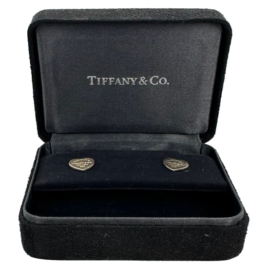 Tiffany & Co. Return to Tiffany Heart Tag Stud Earrings in Silver - Image 2